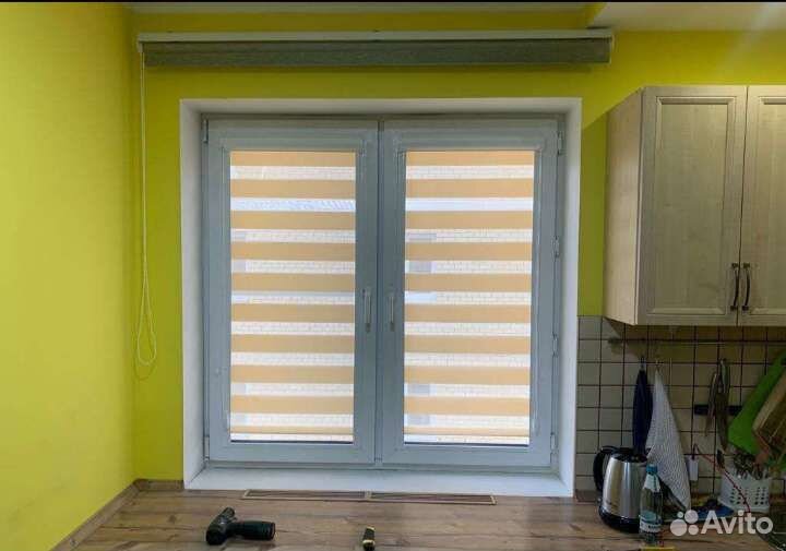 Жалюзи рулонные шторы,день/ночь