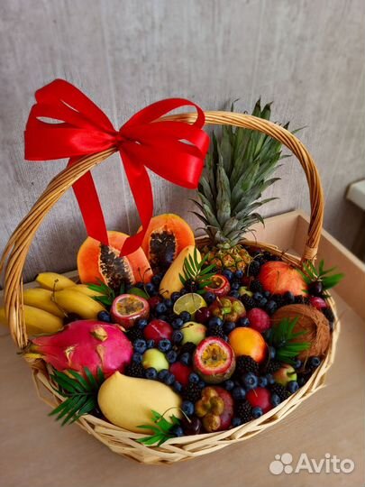 Фруктовая корзина/экзотический подарок/Выпускной