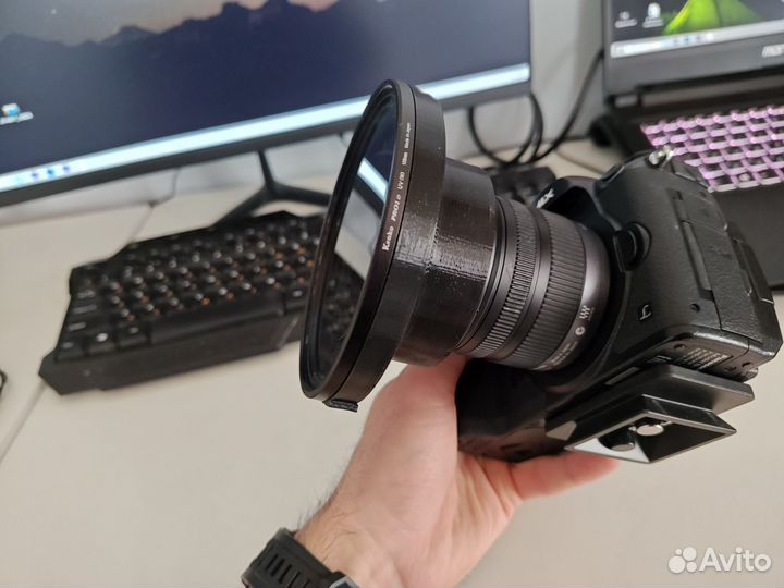 Переходник на 105мм для объектива panasonic 7-14