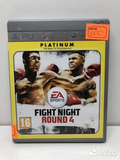 Диск Fight night round 4 для PS3