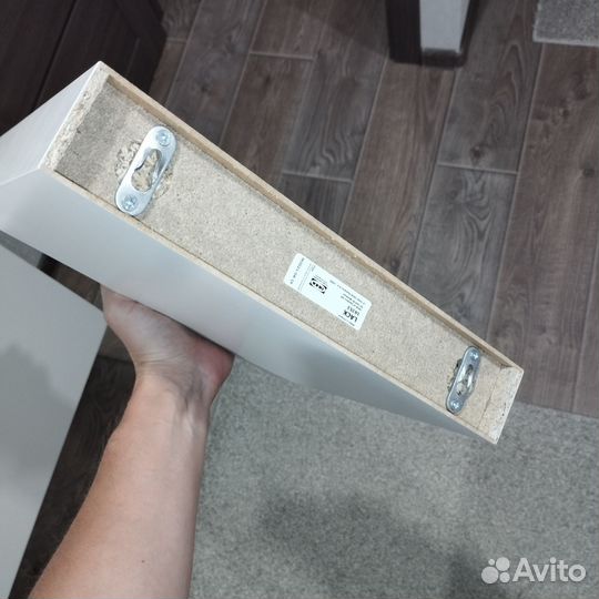 Полка лакк 30*26 см белая Икея