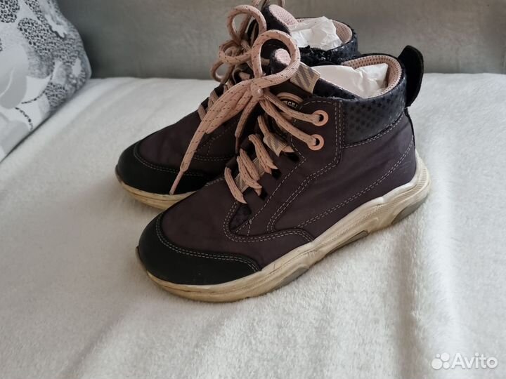 Ботинки для девочки юничел натуральная кожа