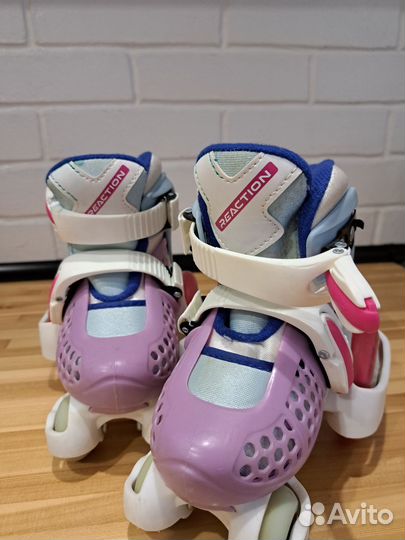 Роликовые коньки детские раздвижные