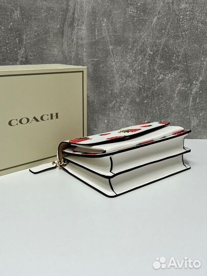 Сумка Coach натуральная кожа