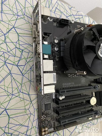 Материнская плата с процессором связка