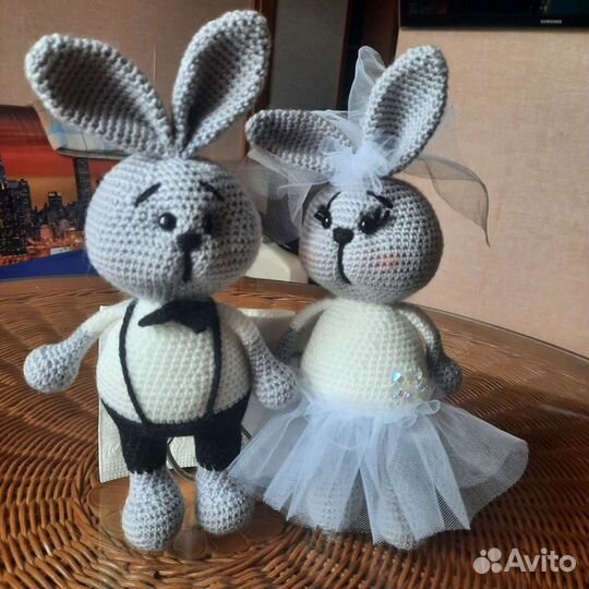 Повторю на заказ игрушка заяц жених и невеста