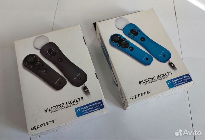 Комплект силиконовых чехлов для PS Move