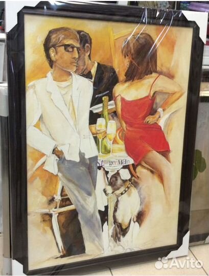 Репродукция картины размером 50х70 см