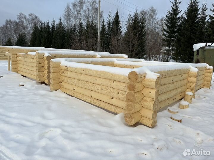 Срубы домов Бани