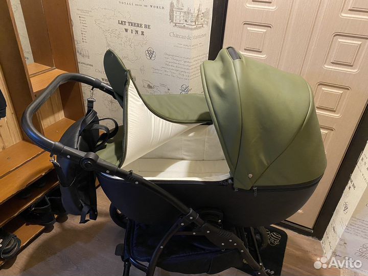 Коляска 2 в 1 эко кожа
