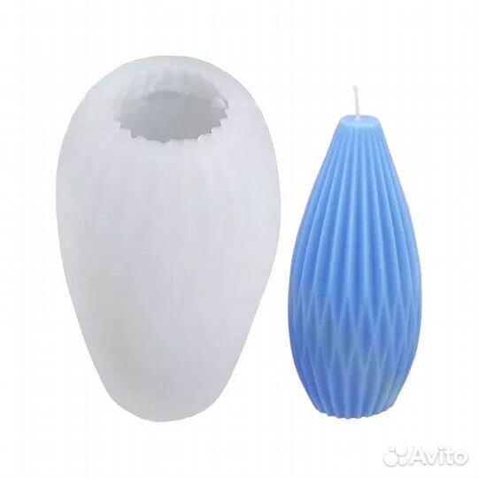 Силиконовая форма для свечей Ваза №40