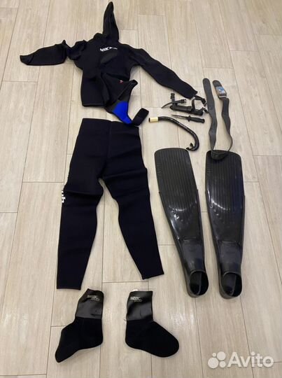 Гидрокостюм для подводной охоты 3,5 мм seac sub