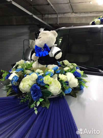 Украшение авто на выписку из роддома