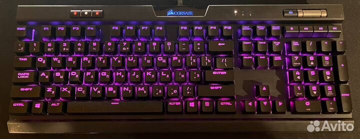 Клавиатура corsair k70 rgb mk.2 cherry mx brown