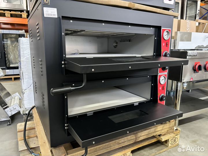 Печь для пиццы 2 секции на 8 пиццы