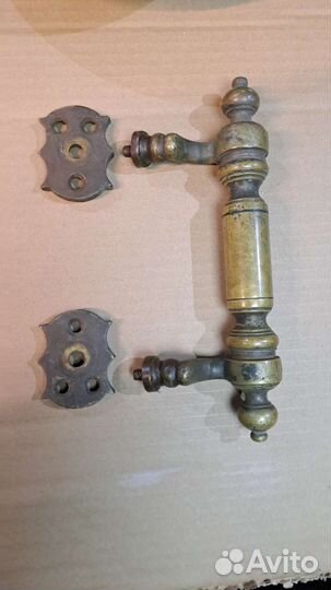 Дверная ручка латунь