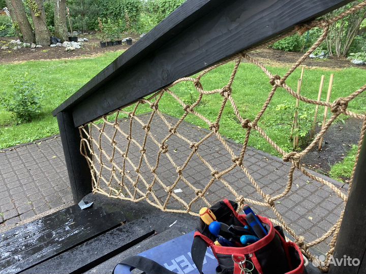 Сети из растительных канатов (влагостойких)