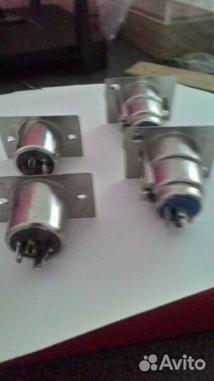 Терминал XLR панельный, (мама и папа)