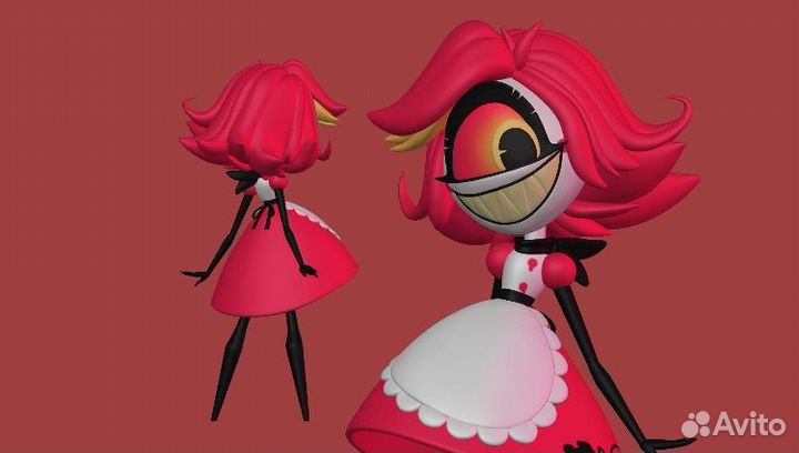 3D печать отель хазбин hotel hazbin фигурка