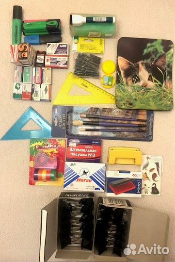 Товары для школы разные, канцелярка