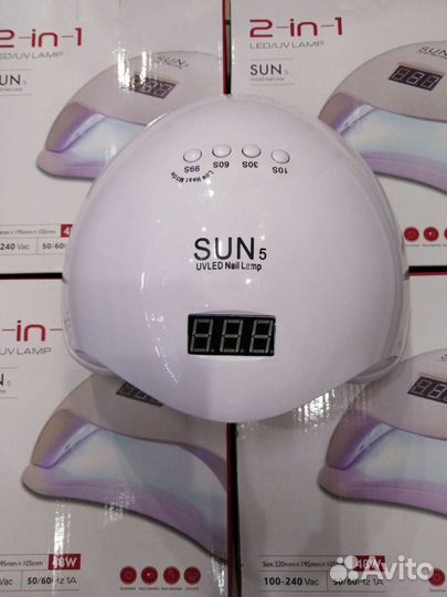Гибридная лампа для ногтей SUN 5 48vt