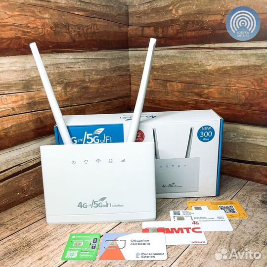 Wi-fi роутер 4G с сим-картой безлимит