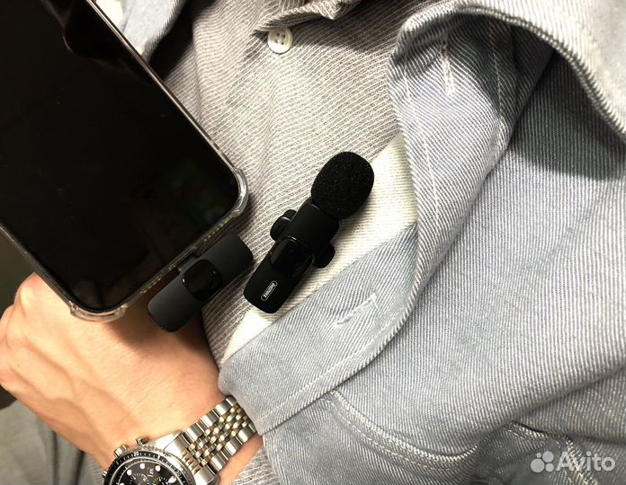 Беспроводной петличный микрофон iPhone