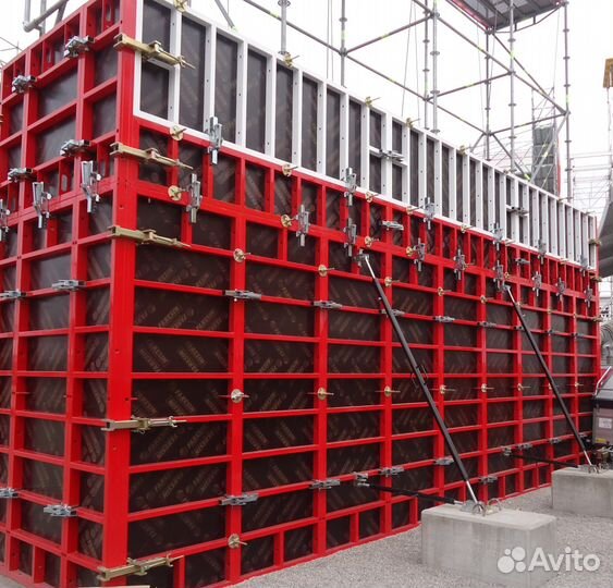 Аренда опалубки стен, колонн и перекрытий