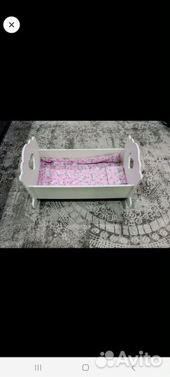 Детская кровать для кукол до 41см