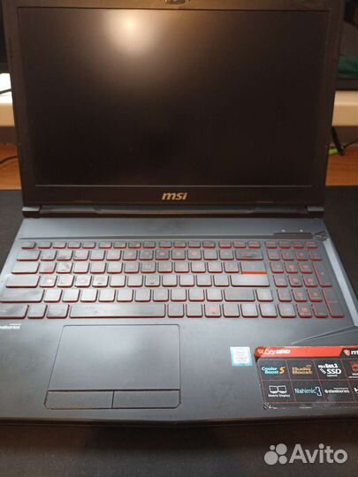 Игровой Ноутбук Msi gl 63 8rd