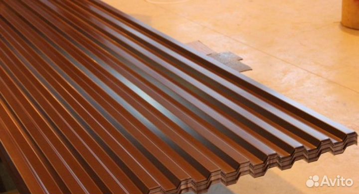 Оцинкованный профнастил С21 6х1,05м