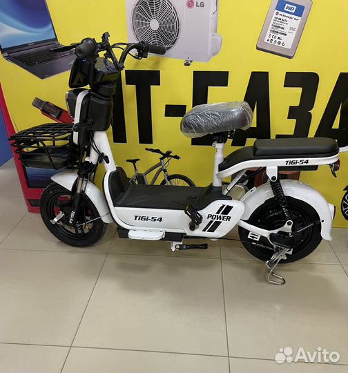 Новый электроскутер tigi 54 (500w) /64км/ч/30-50км