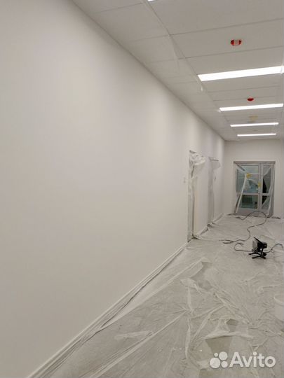 Механизированая шпаклевка, покраска