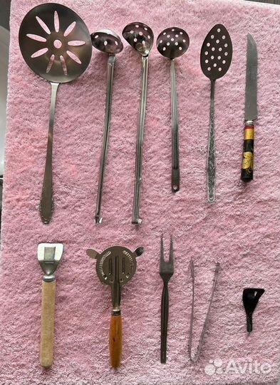 Кухонная утварь СССР шумовки лопатка чапельник