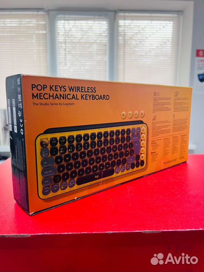 Клавиатура Logitech POP Keys, USB, беспроводная