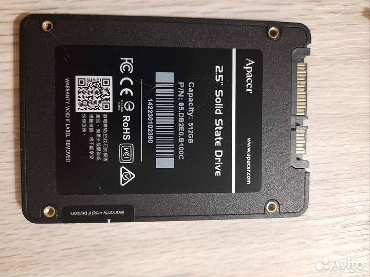 SSD Apaser Panther 512 GB
