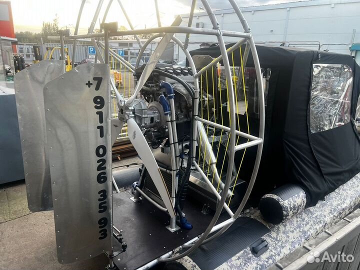 Аэролодка Бриз с фронтальной дверью