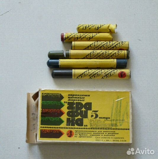 Карандаши жировые 