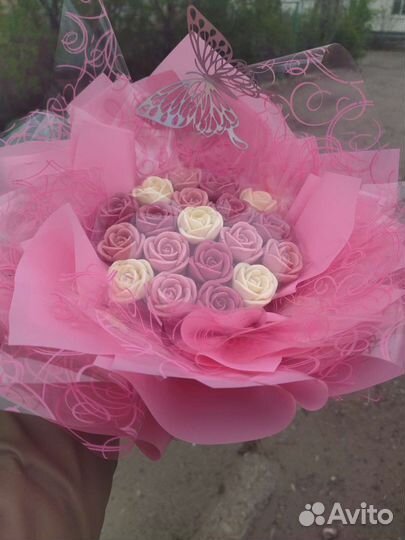 Шоколадные розы букет