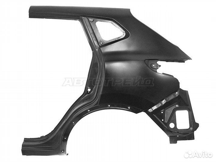 Крыло заднее nissan qashqai 14-22 LH