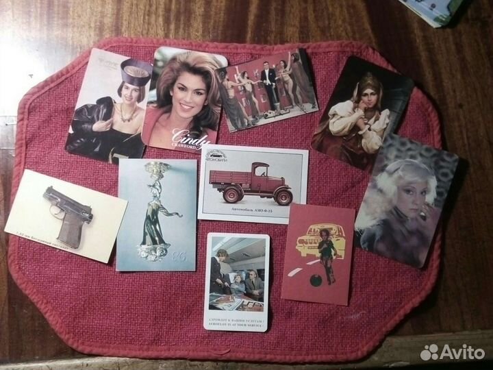 Календарики 100 штук СССР и Росси(набор)