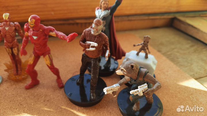 Фигурки на топперах Марвел, Бургер Кинг, Муми