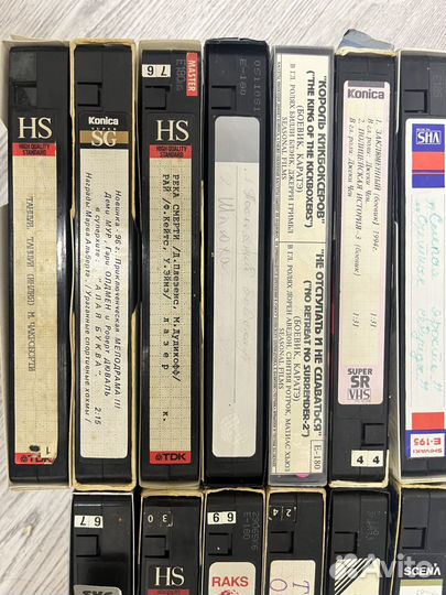Видеокассеты vhs