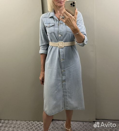 Платье джинсовое