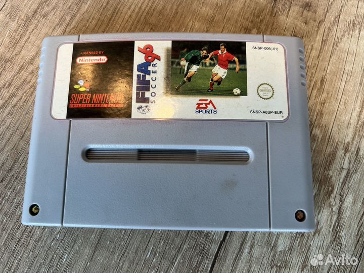 FIFA 96 Soccer для Super Nintendo (snes) PAL