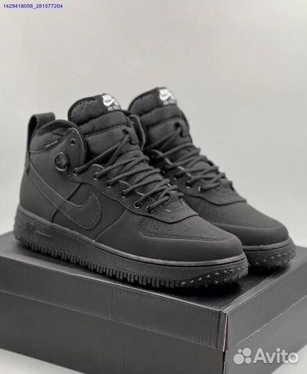 Ботинки Nike Air Force 1 Duckboot (с мехом) (Арт.74487)