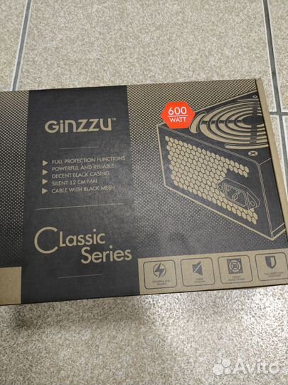 Блок питания для пк 600 w Ginzzu