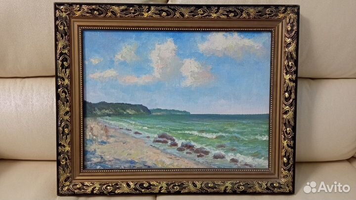 Картина маслом в багете 