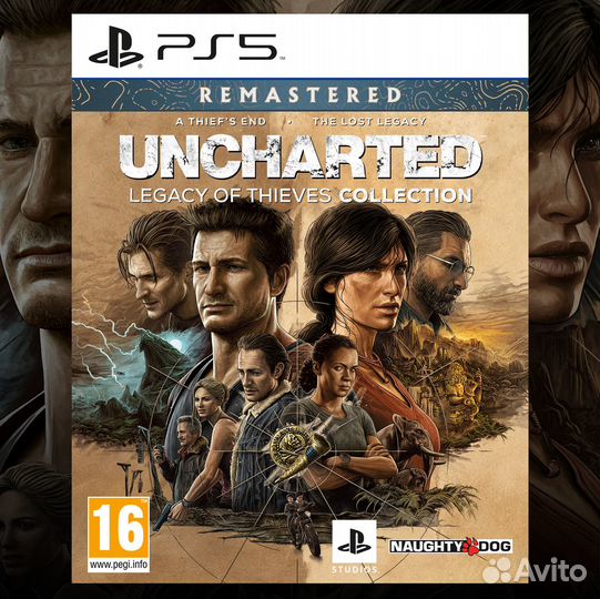 PS5 диск Uncharted: Наследие воров.Коллекция,новый