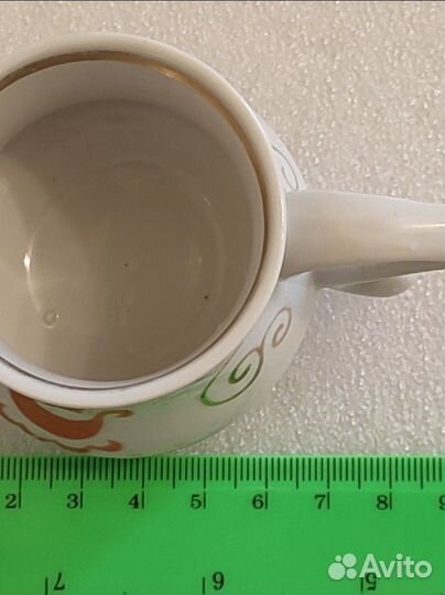Кружка кофейная. Чашка. Фарфор. Бронницы. Клеймо